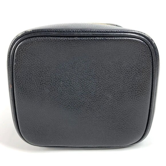 CHANEL A01998 CC CC Mark logo Bag Vanity Bag Vertical Hand Bag - Picture 12 of 16